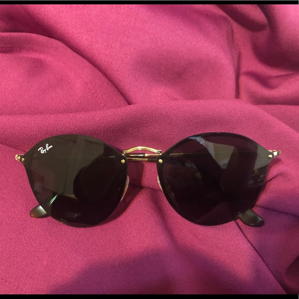 Ray-Ban Blaze Sunglasses - 59mm - Black and Gold